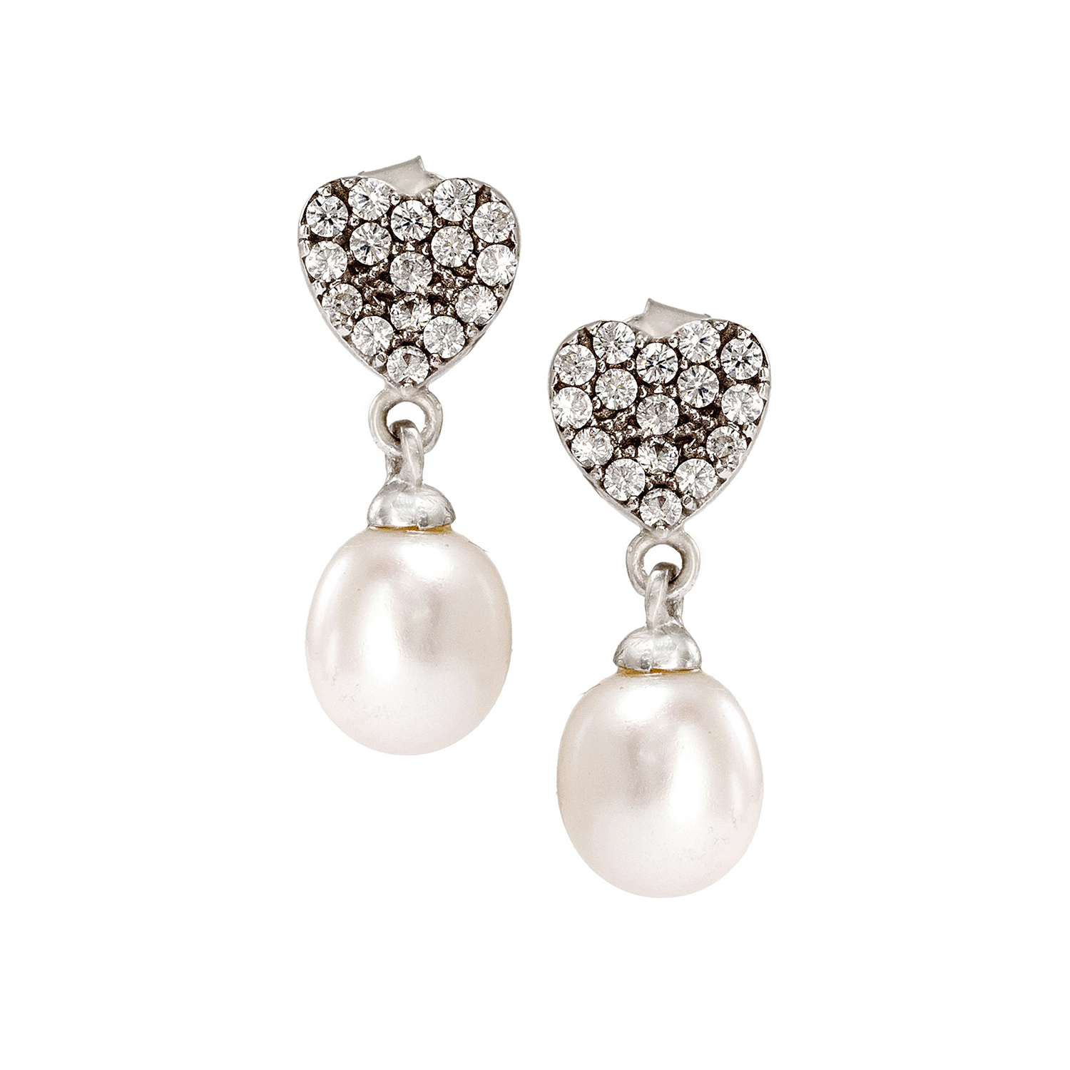 off white pearl earrings