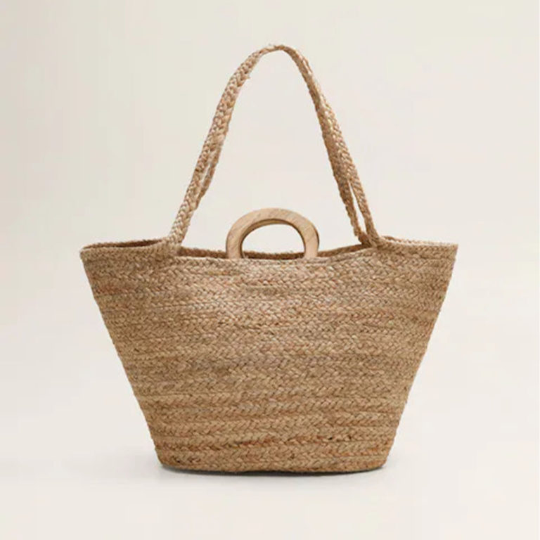 Boaat Shaped Easy to Carry Jute Basket | Hand Made Jute Basket Bag with ...