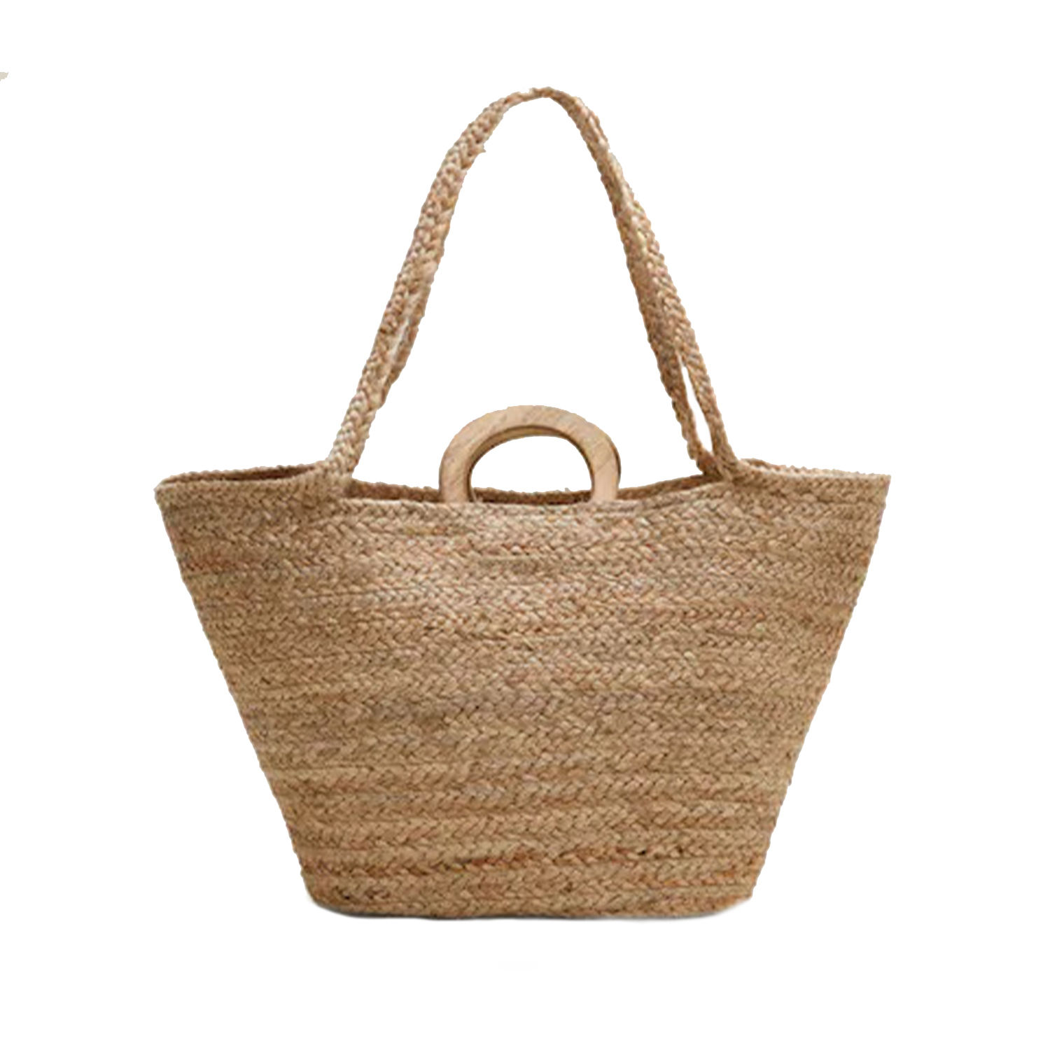 Boaat Shaped Easy to Carry Jute Basket | Hand Made Jute Basket Bag with ...