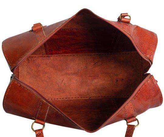 Buy Chuffeddeal Brown Color Flap Duffel 20 Inch Genuine Leather Luggage Bag  Vintage Bag Retro Style Carry on Bag Luggage Bag | Travel Bag | Duffel Bag  | Gym Bag | Featured