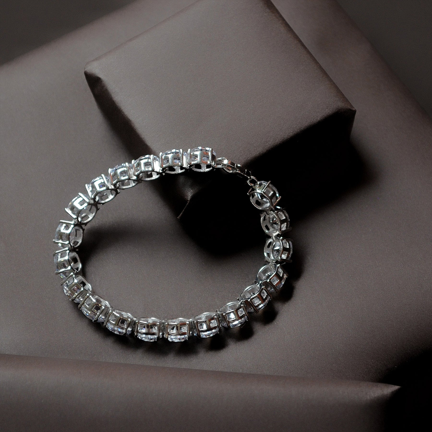 925 sterling silver bracelet female crystal ocean heart bracelet inse –  Planderful Shop