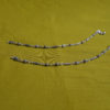 Flower shaped silver chain anklet Gorgeous sleek flowery silver anklet