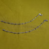 Flower shaped silver chain anklet Gorgeous sleek flowery silver anklet
