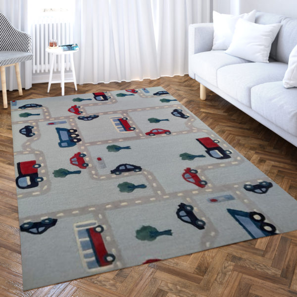 Funky style rug | Floor rug with hand tufted design
