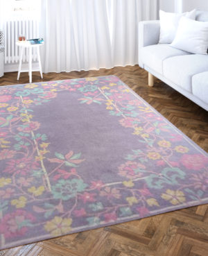 Traditional Design Rug | Floral Pattern Floor Mat
