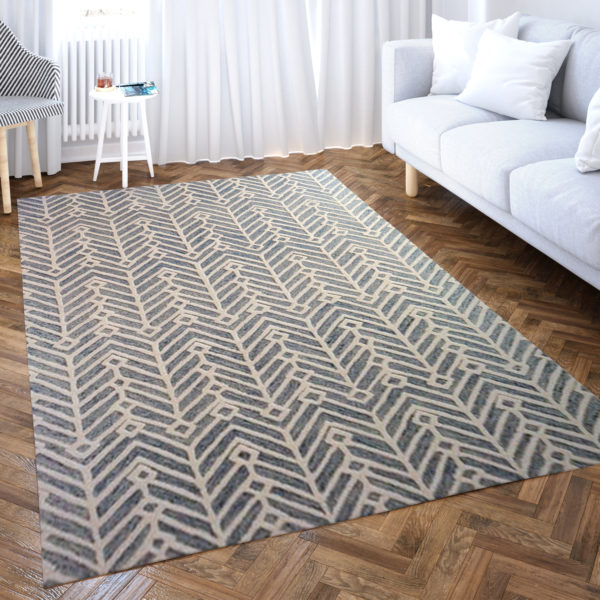 two shade Lining carpet | rectangle shaped Rug for rooms
