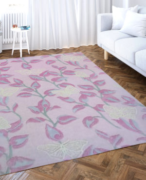 Alluring Floor Rug | Lovely Pink Shade Rug