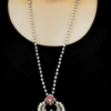 Kundan artistic silver necklace for women