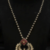 Kundan artistic silver necklace for women
