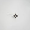 SIlver nose pin | piercing silver jewellery