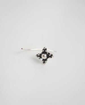 SIlver nose pin | piercing silver jewellery