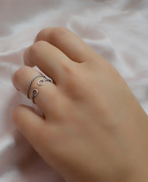 Infinite silver ring | trendy ring
