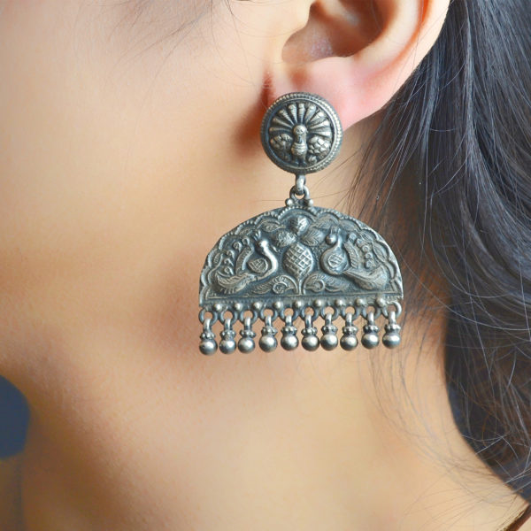 Tribal Earrings | Fashionable Silver Earrings for Girls