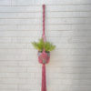 plum pink plant hanger | Home Decor Macrame plant hanger