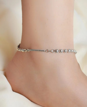 Daily Wear Silver Anklet | Designer Silver Anklet