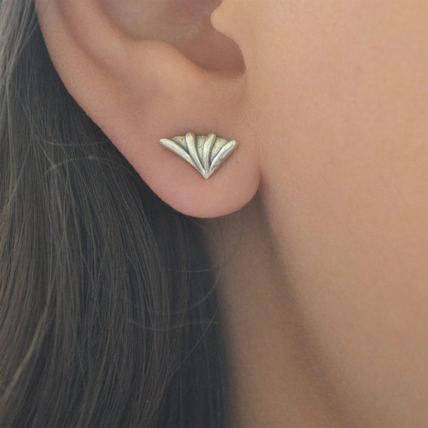 Modish Silver Ear stud | Trendy ear stud