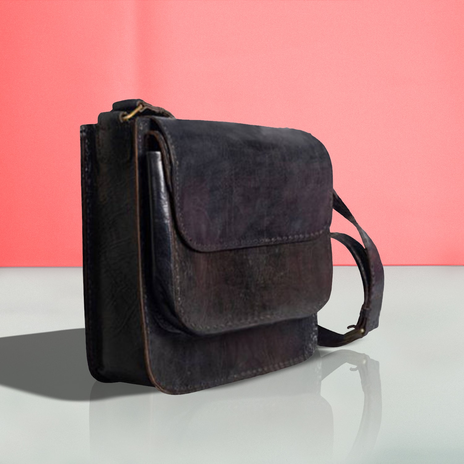 Women's Athena calf leather hobo sack bag - EMPIRE P | Carlo Cecchini