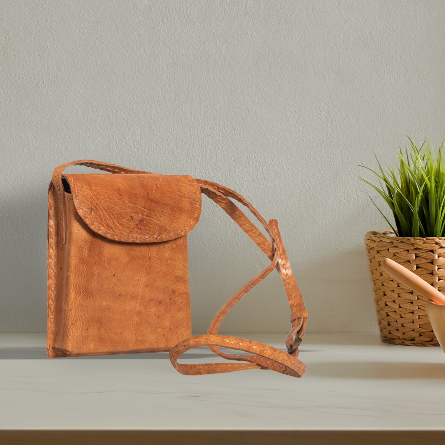 Crossbody Shoulder Sling Bag in Mint Green: Zoe – Bicyclist: Handmade  Leather Goods